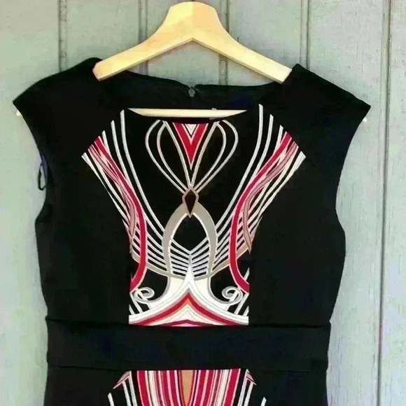 Dressbarn print Dress Size 4 - Picture 3 of 6